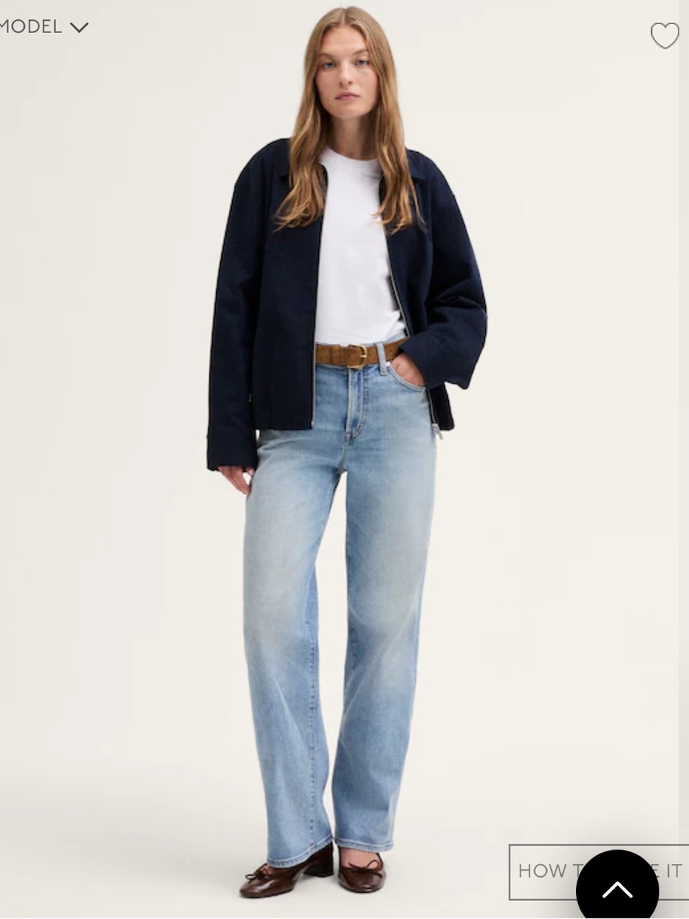 Madewell The Perfect Vintage Wide-Leg Jean 26P